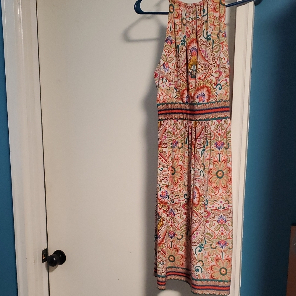 London Times Multicolor Patterned Dress - Picture 2 of 3